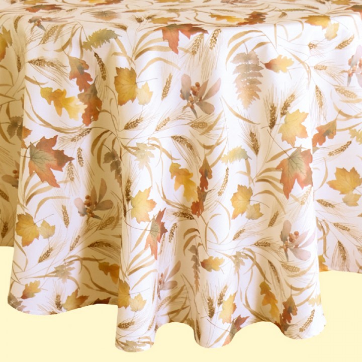 Textildruck Motiv ''Herbstlaub'' 130x170 cm Große Decke 
